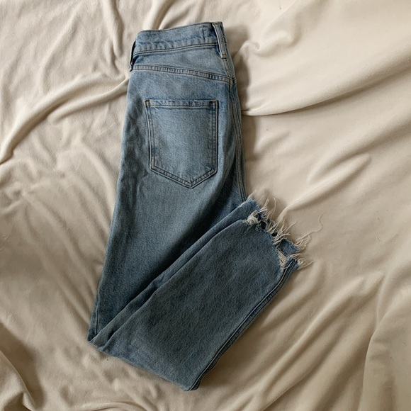 Agolde Riley Crop Lightwash Jeans Size 24 - Picture 4 of 6